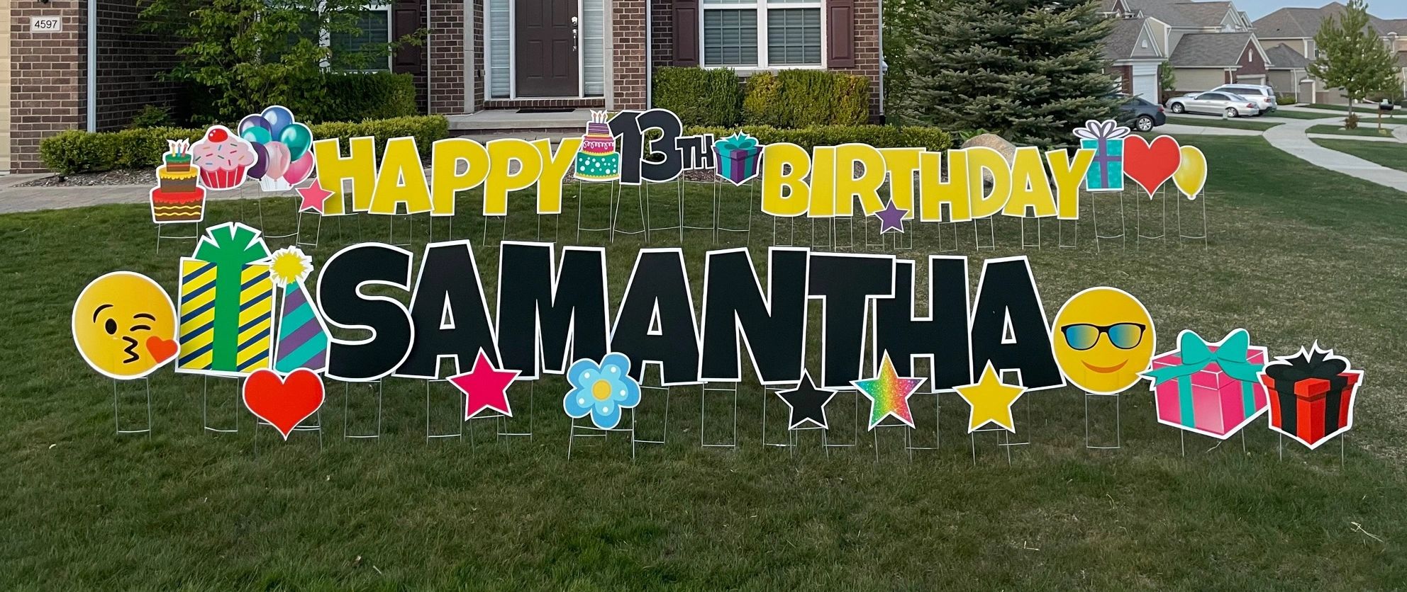 Great Lakes Yard Card Yard Cards, Birthday Yard Cards, Lawn Card